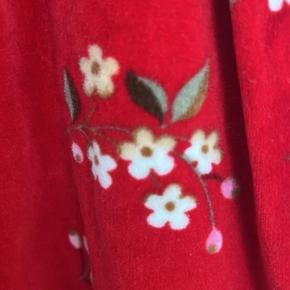 Gap “original” red velvet baby girls dress size 2 retro vintage gorgeous